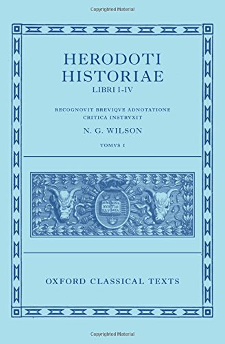 Herodoti Historiae: Libri I-IV (Oxford Classical Texts)From Oxford University Press