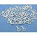 50 Sterling Silver Crimp Necklace Cord End Beading 8mm