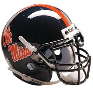 Schutt Collectible Mini Football Helmet (Mississippi)