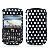 Polka Dot Design Crystal Hard Skin Case Cover for Blackberry Curve 8520 853 ....