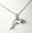 New Sterling Silver Jumping Dolphin Necklace Leaping Charm Chain Marine Ocean Theme Jewelry, 16IN