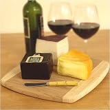 Kissed with Alcohol Cheese Board Gift Set (2.3 pound) by igourmet.com