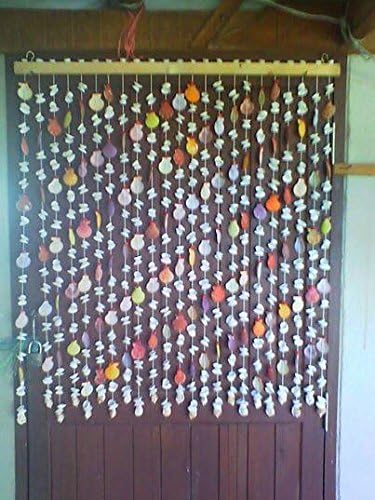 Sea Shells Curtains Hundreds for Doors or Windows of the House to Be Beautiful or to Separate the House. (Pack of 1)