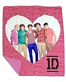 One Direction Pink Zebra Throw Brand New