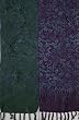 Batik Scarves - Florals on Purple & Teal
