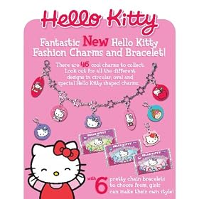 HELLO KITTY FASHION CHARMS & BRACELET