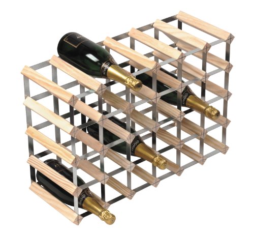 Rta From Samuel Groves 6 x 4 30-Bottle Pine/ Galvanised Steel