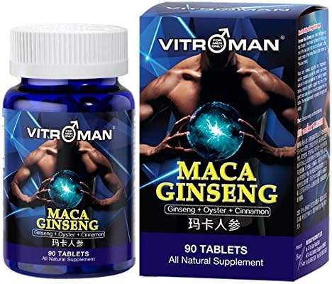 Vitroman Maca Ginseng, Male Enhancement Supplement Pills, Energy booster