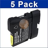 5 Pack: Compatible Brother LC-61 Black Ink Cartridges