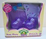 Cabbage Patch Kids Puple Fancy Feet Shoes and Head to Toe Accesories