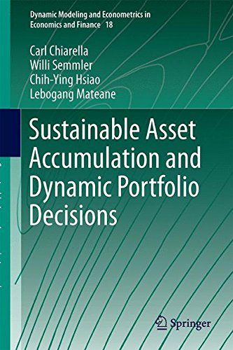 Sustainable Asset Accumulation and Dynamic Portfolio Decisions (Dynamic Modeling and Econometrics in Economics and Finance)