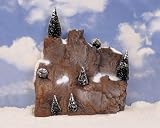 Lemax Christmas Village Collection Small Mountain Backdrop #81013