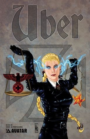 uber  0 propaganda girl cover by michael dipascale avatar