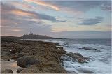Dunstanburgh Castle, Ode To J M Turner By Andrew Fyfe Highest Quality Art Print Poster - Size: 16 X 10.5