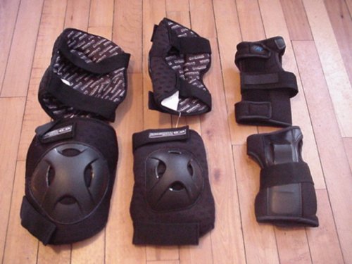 Salomon K2 Mens 3-Pack Skate Pads Wrist Elbow Knee Size XL