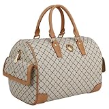 Rioni Signature (Natural) - Large Boston Bag ~ RIONI