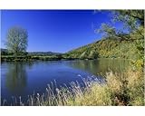 Photographic Print of Germany - River Weser and surrounding forestry covered hills, early autumn from Ardea