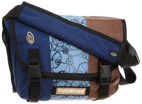 Timbuk2 Classic Messenger Bag, Night Blue/Night Blue Bike/Walnut Brown, X-Small