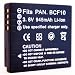 4Value High Capacity 945mAh DMW-BCF10E, DMWBCF10E, BCF10E Replacement Lithium Camera Battery; for Panasonic Lumix DMC FP8, FS4, FS6, FS7, FS10, FS11, FS12, FS15, FS25, FS30, FS33, FS42, FS62, FS480, FS550, FS580, FT1, FT2, FX40, FX48, FX60, FX65, FX500, FX550, PS1, TS1(Version 4, ID Secured).