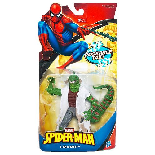  2010 Classic Spider-Man LIZARD (Poseable Tail) 6" detailed figure