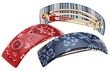 France Luxe Rectangle Volume Barrette