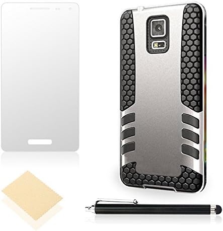 Galaxy Note 3 Case Rocket Case [Case Cover + Screen Protector + Stylus Pen] Case Cover for Samsung Galaxy Note 3 Sm N900 N9000 (Silver)