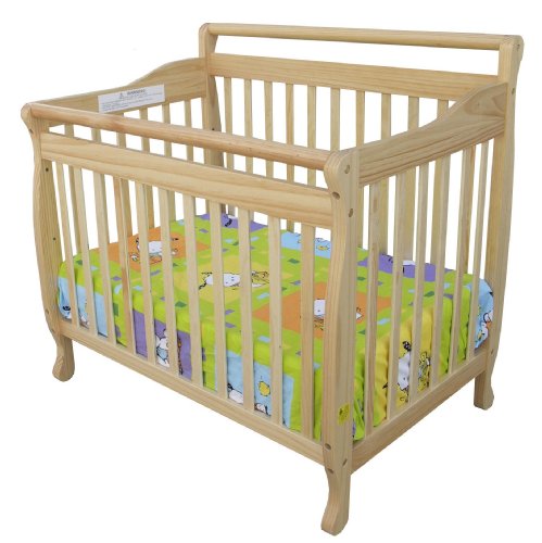 Dream on Me 3-in-1 Portable, Convertible Crib - Natural
