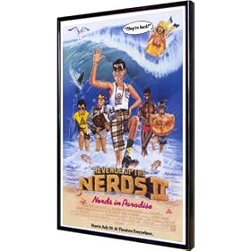 Revenge of the Nerds 2: Nerds in Paradise 11"x17" Framed Poster