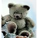 Plüti 1198-105-381 - Bär, melange - 105 cm