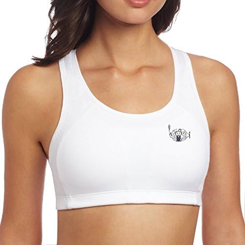 Women's Particular Fish Cartoon Role Sports Bra
