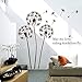 Sangu Love Dandelion Fly Removable Mural Wall Stickers Wall Decal for Home Decor