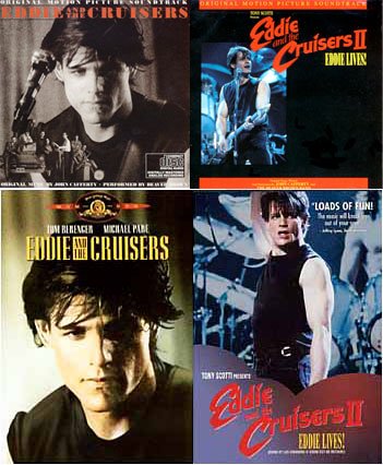 Eddie and the Cruisers , Eddie and the Cruisers 2 - Eddie Lives! and Both Original Motion Picture SoundTracks (4 Pack 2 DVD's and 2 CD's)