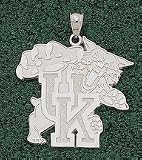Kentucky Wildcats Giant 1 5/8 W x 1 5/8 H Wildcat 1 5/8 Pendant - 14KT Gold Jewelry