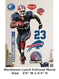 Wallpaper Fathead Fathead NFL Players and Logos Marshawn Lynch Buffalo Bills X0RGGHP2
