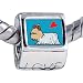 Yorkshire Terrier Dog White Beads - Pandora Bead & Bracelet Compatible