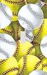 Softball Collage Decorative Switchplate Cover