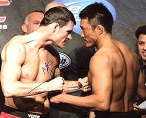 MICHAEL BISPING signed *UFC MMA* 8x10 Photo W/COA #1