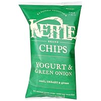 Kettle Chips, Yogurt and Green Onion, 5-Ounce Bags (Pack of 15)