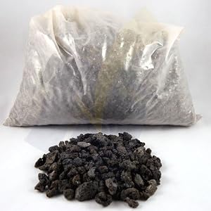 Lava Rock Volcanic Cinders 5 Lb for Fireplace
