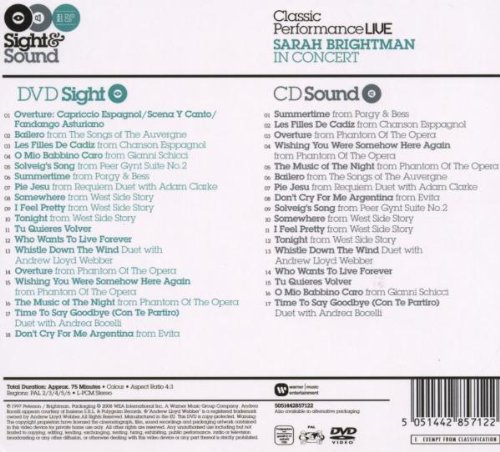 Cover image : Sight & Sound: In Concert (W/Dvd) (Pal)