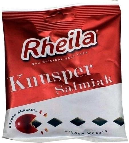 RHEILA Knusper Salmiak mit Zucker Bonbons 90g (1 x 90g)