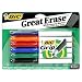 BIC Great Erase Grip Low Odor Dry Erase Marker, Fine Point, Assorted, 36 Dry Erase Markers