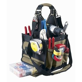 Custom LeatherCraft 1526 28 Pocket Electrical and Maintenance Tool Pouch by Custom Leathercraft