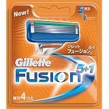 ジレットフュージョン替刃  4個入り