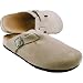 Newalk Licensed by Birkenstock Taupe Suede Clog