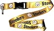 Pittsburgh Steelers Yellow Lanyard Keychain