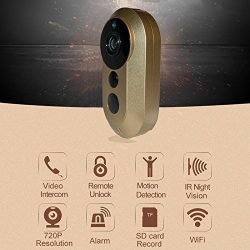 Wireless IP WiFi Enabled Video Doorbell Support HD Video Intercom Remote Smart Home Automation Sensor PIR 433MHZ Device