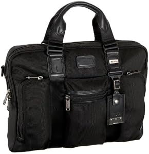 Tumi Alpha Bravo Business McNair Slim Brief Case
