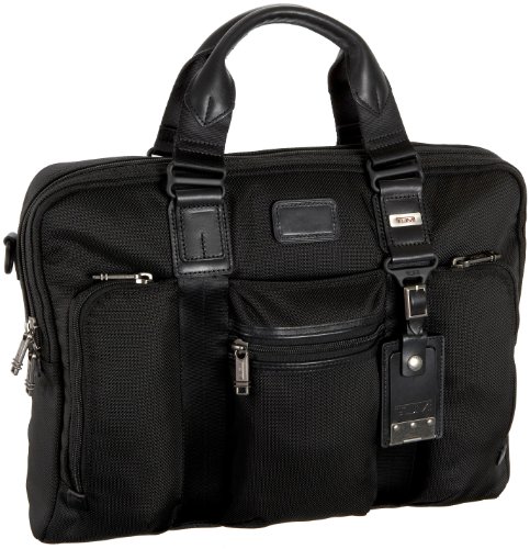 Tumi Alpha Bravo Business McNair Slim Brief Case