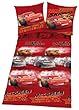 Herding 463077050412 Bettwäsche Disneys Cars, 80 x 80 + 135 x 200 cm, Biber